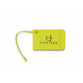 Lemon Green Moleskine Luggage Tag